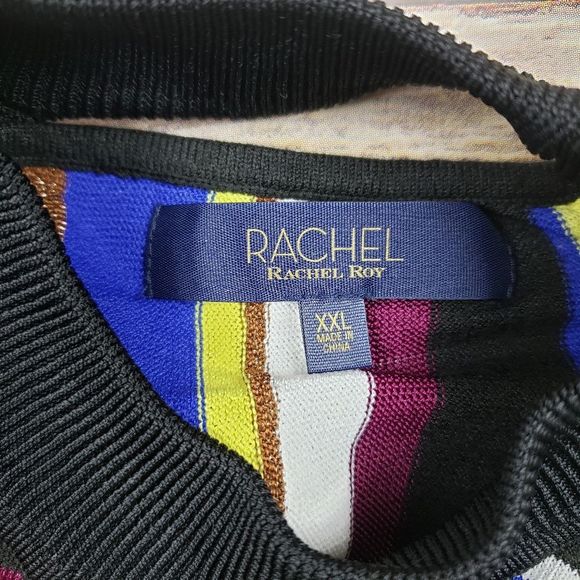 Rachel Roy XXL Victorian Stripe Sweater - Picture 6 of 7